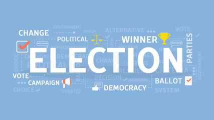 Election concept illustration.