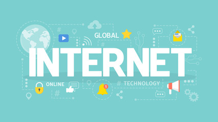 Internet concept illustration.