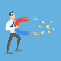 Magnet attracting ideas.