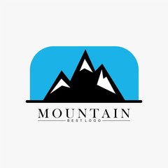 Mountain logo design icon