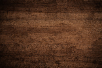 Old grunge dark textured wooden background,The surface of the old brown wood texture