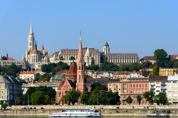 View of Citadel Budapest from Hungarian Parliament