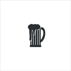 Glass of beer icon