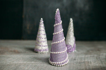 Christmas trees. Christmas background