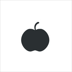 Apple icon. Vector Illustration