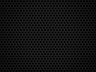 black hexagon high tech texture 3d rendering