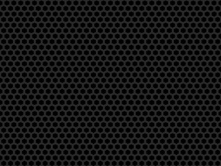 black hexagon high tech texture 3d rendering