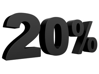blue or black percentage discount number 3d
