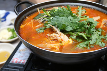 Maeuntang, a hot and spicy Korean fish stew
