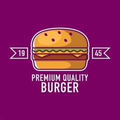 Fastfood logo  Burger logo