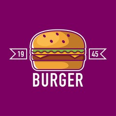Fastfood logo  Burger logo