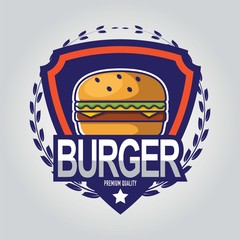 Fastfood logo, Burger logo