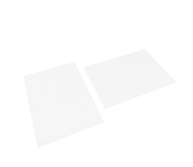 Blank portrait A4. brochure magazine isolated on white background .3d rendering