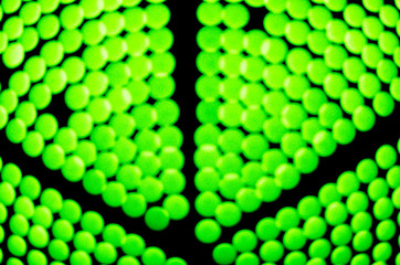 Green bokeh light blured background