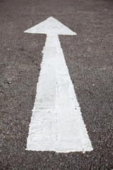 An arrow on the stree