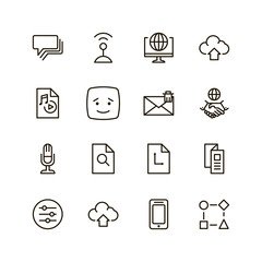 Network flat icon