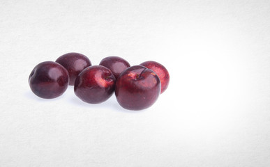 Plum or Sweet Ripe Plum fruit on a background.