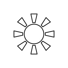 sun icon illustration