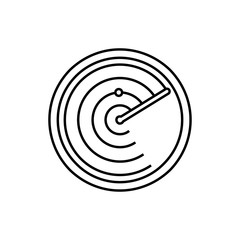 radar icon illustration