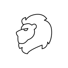 lion icon illustration