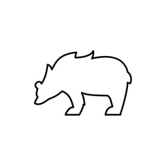 bear icon illustration