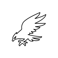 eagle icon illustration