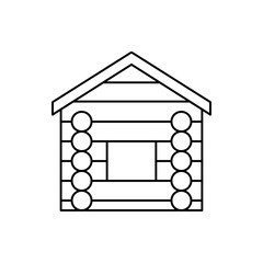 wooden wall icon illustration