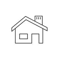 house building icon illustration