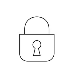 lock icon illustration