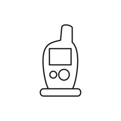 baby monitor phone icon illustration