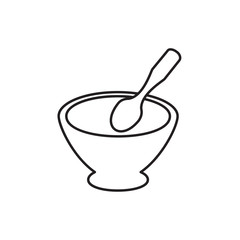 porridge icon illustration