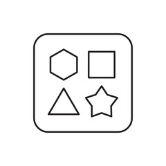 from toy for beach icon illustration