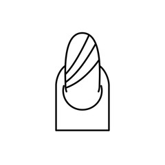 nail icon illustration