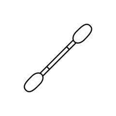 cotton buds icon illustration
