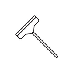 window squeegee icon illustration