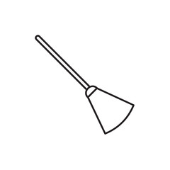 broom icon illustration