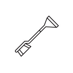 toothbrush icon illustration