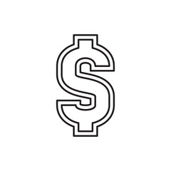 dollar icon illustration