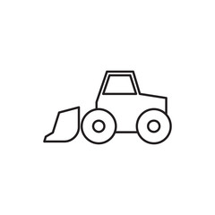 excavator icon illustration