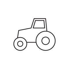 tractor icon illustration