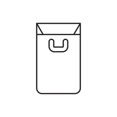 shopping bag icon illustration