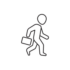 man with case icon illustration