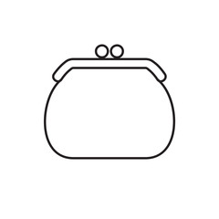 purse icon illustration
