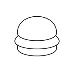 burger icon illustration