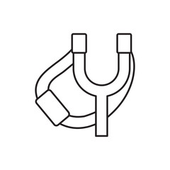 sligshot icon illustration
