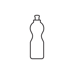 fitness bottle icon illustration