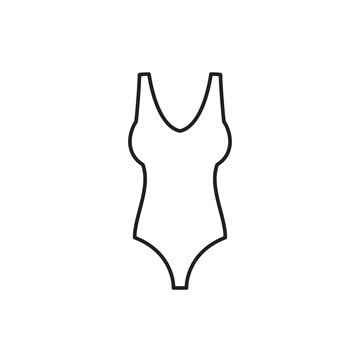 Swim Suit Icon Illustration