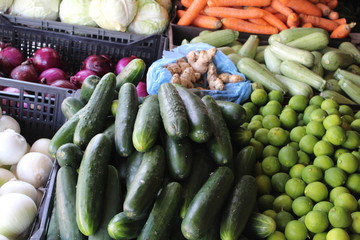 verduras, comida,mercado