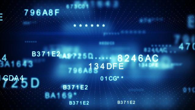Decryption of blue digital data code