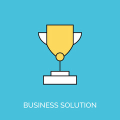 business award cup icon